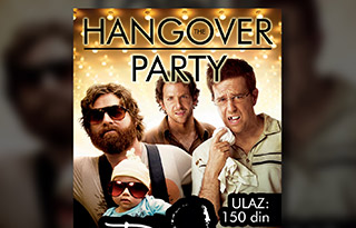 Bukowski Club Hangover Themed Party Poster