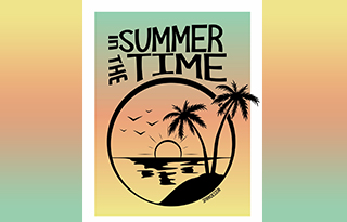 in the Summer Time Vector Artwork